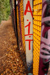 graffiti on fence