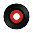 blank 45 vinly record