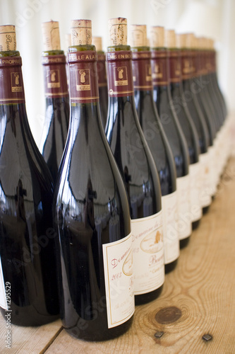 bottles of red wine