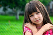 girl in garden
