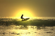 sunset surf