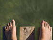 sandy feet