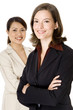 smiling businesswoman