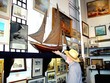 the model sailing boat
