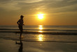 running in the sunset running in the sunset