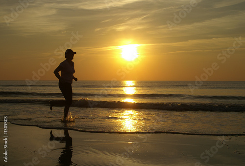 running in the sunset running in the sunset
