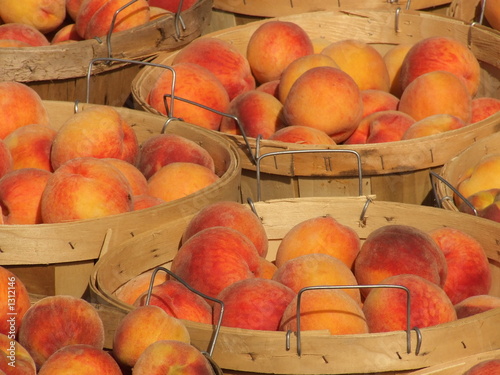 Photo: bushels of peaches bushels of peaches