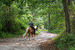 man horseback riding