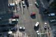 metropolitan intersection birds eye view