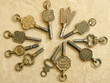 antique watch keys