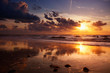 beach in the evening