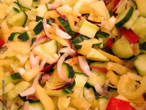 Photo: chopped vegetables chopped vegetables