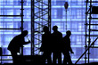 construction site blue