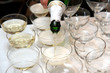 pouring wine