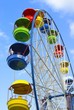 big dipper in attraction park in action