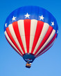 stars and stripes flying high