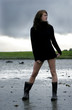 woman on beach woman on beach