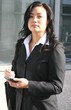business woman using pda