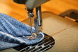 tailoring work on garment