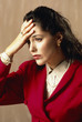 Photo: business woman upset by mistake business woman upset by mistake