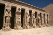 statues in luxor temple