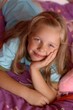 lovely girl smiling