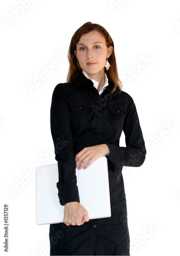 Photo: woman with computer woman with computer