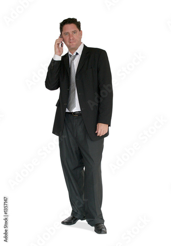 Photo: man with phone man with phone