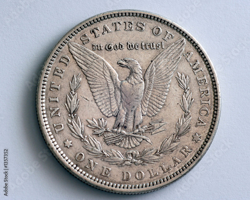 Photo: old silver dollar old silver dollar