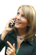 schöne frau mit telefon