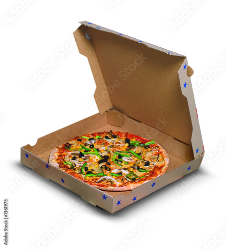 Foto: pizza carton legumes pizza carton legumes