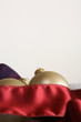 christmas ornaments with copy space