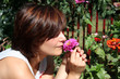 girl enjoy her garden odour girl enjoy her garden odour