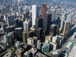 downtown toronto - aerial view downtown toronto - aerial view