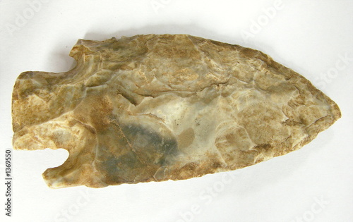 Photo: flint spear point flint spear point