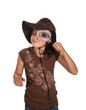 Photo: girl with magnifying glass girl with magnifying glass