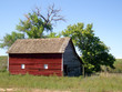 old barn on farm