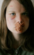 Photo: plaster over mouth plaster over mouth