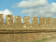 merlons of fortress wall merlons of fortress wall
