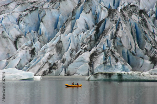 Photo: kayaking at glacier kayaking at glacier