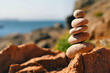 pile de galets