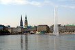 alster fontäne in hamburg