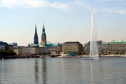 alster fontäne in hamburg