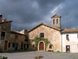 iluminated church dark sky iluminated church dark sky