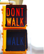 don't walk sign