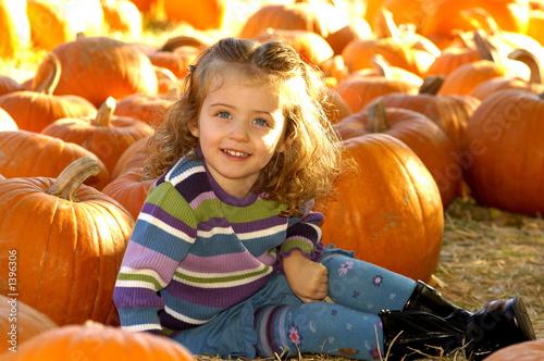 Photo: pumpkin patch girl pumpkin patch girl