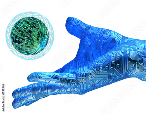digital hand holding technology