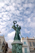 the statue (ermoupolis-syros-greece) the statue (ermoupolis-syros-greece)
