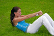 woman exercising
