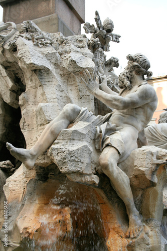 Photo: piazza navona fountain, rome piazza navona fountain, rome